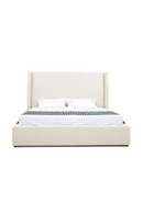 White Teddy Fabric Bed | OROA Modern Byrne | Oroatrade.com