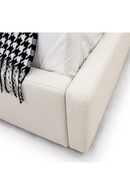 White Teddy Fabric Bed | OROA Modern Byrne | Oroatrade.com