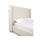 White Teddy Fabric Bed | OROA Modern Byrne | Oroatrade.com