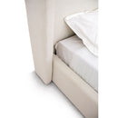 White Teddy Fabric Bed | OROA Modern Byrne | Oroatrade.com
