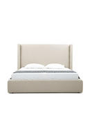 Beige Panel Headboard Bed | OROA Modern Byrne | Oroatrade.com
