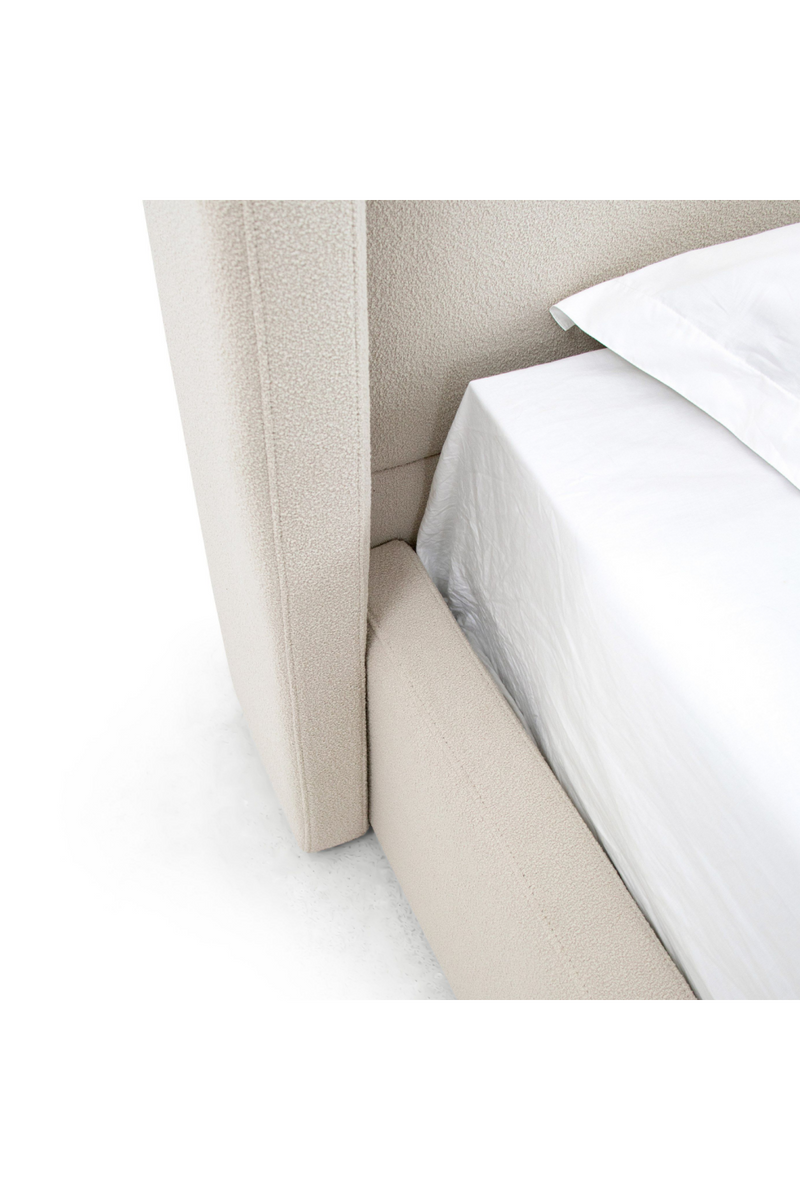 Beige Panel Headboard Bed | OROA Modern Byrne | Oroatrade.com