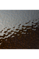 Textured Brown Glass Dining Table | OROA Modern Pyrite | Oroatrade.com