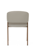 Curved Vegan Leather Dining Chairs (2) | OROA Modern Marcus | Oroatrade.com