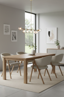 Curved Vegan Leather Dining Chairs (2) | OROA Modern Marcus | Oroatrade.com