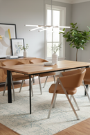 Curved Vegan Leather Dining Chairs (2) | OROA Modern Marcus | Oroatrade.com