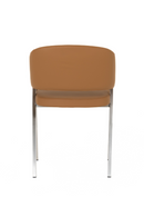 Curved Vegan Leather Dining Chairs (2) | OROA Modern Marcus | Oroatrade.com