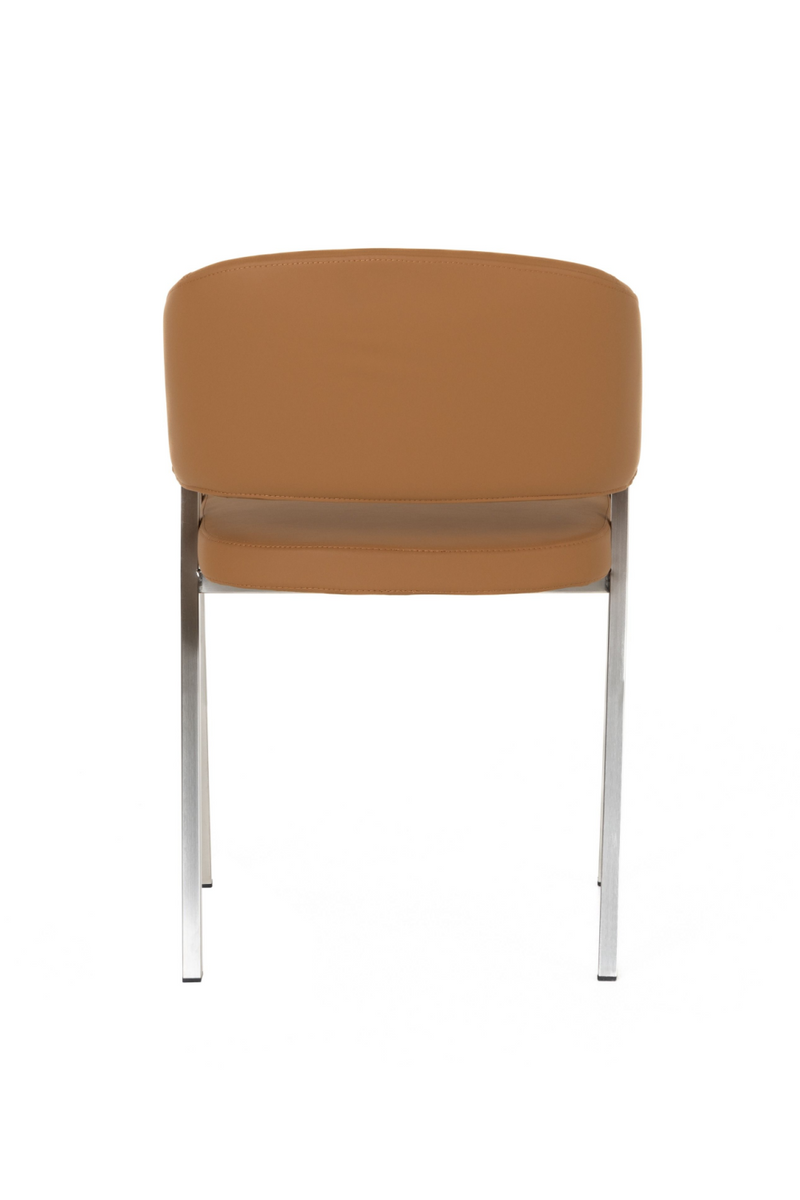 Curved Vegan Leather Dining Chairs (2) | OROA Modern Marcus | Oroatrade.com