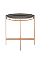 Smoked Glass Round End Table | OROA Modern Bradford | Oroatrade.com