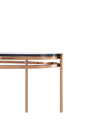 Smoked Glass Round End Table | OROA Modern Bradford | Oroatrade.com