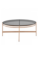 Round Smoked Glass Coffee Table | OROA Modern Bradford | Oroatrade.com