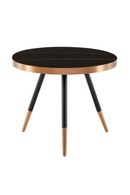 Round Black Ceramic Coffee Table S | OROA Modern Cayson | Oroatrade.com