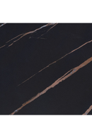 Round Black Ceramic Coffee Table S | OROA Modern Cayson | Oroatrade.com