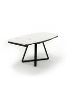 White Ceramic Extendable Dining Table | OROA Modern Cofrey | Oroatrade.com