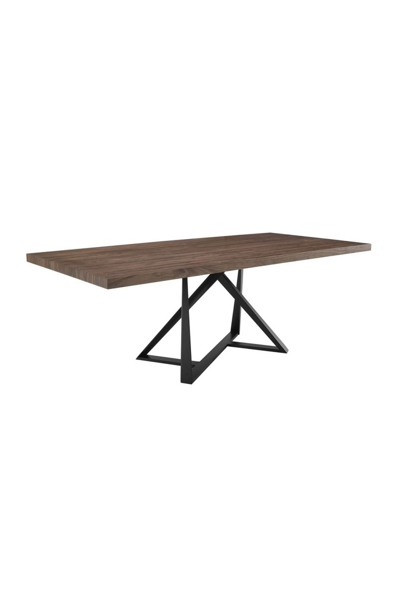 Wooden Top Industrial Dining Table | OROA Modern Keanna | Oroatrade.com