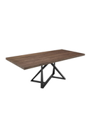 Wooden Top Industrial Dining Table | OROA Modern Keanna | Oroatrade.com