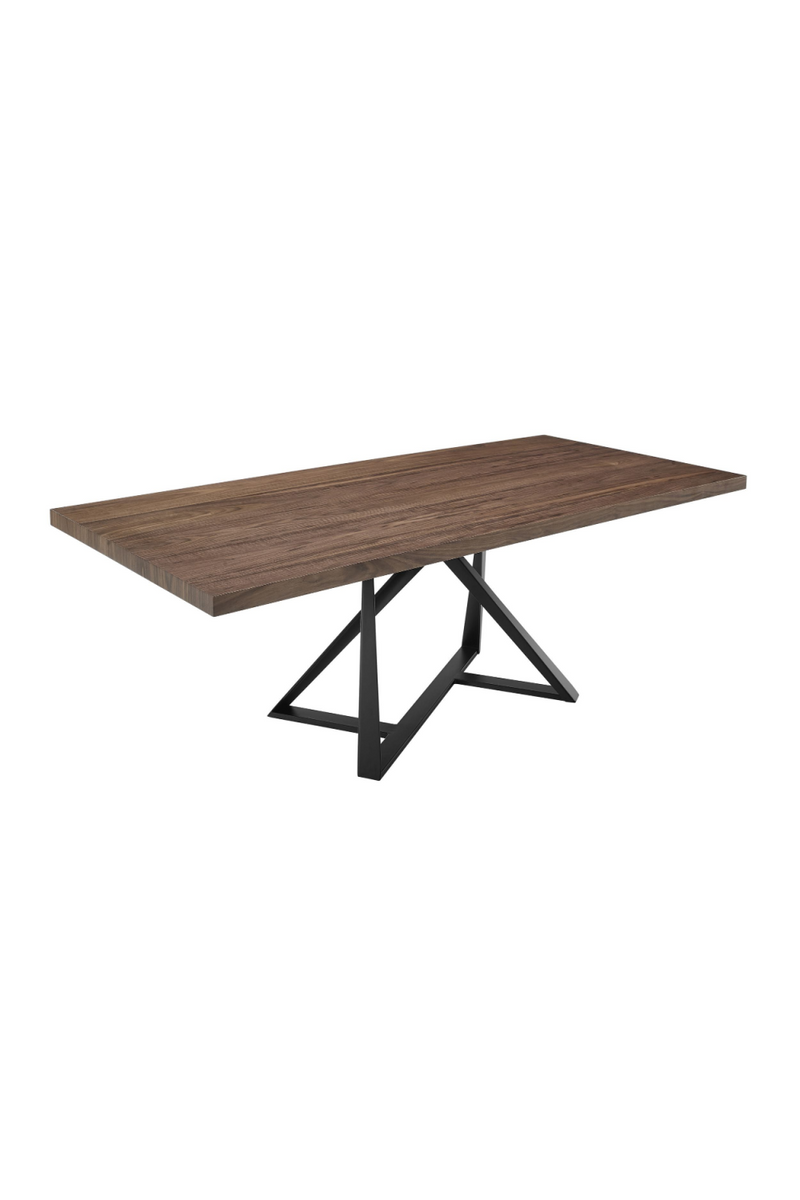 Wooden Top Industrial Dining Table | OROA Modern Keanna | Oroatrade.com