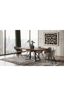 Wooden Top Industrial Dining Table | OROA Modern Keanna | Oroatrade.com