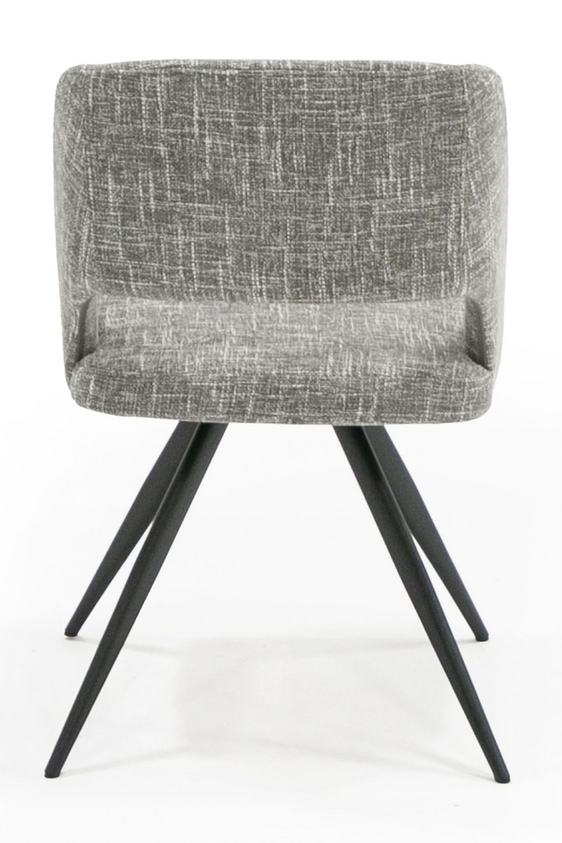 Cutout-Back Gray Dining Chairs (2) | OROA Modern Palmer | Oroatrade.com