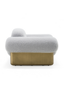 Gray Rounded Arm Accent Chair | OROA Modern Imagine | Oroatade.com