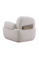 White Right-Armed Accent Chair | OROA Modern Rainier | Oroatrade.com
