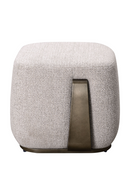 White Fabric Ottoman | OROA Modern Rainier | Oroatrade.com