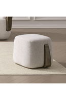 White Fabric Ottoman | OROA Modern Rainier | Oroatrade.com