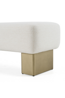 White Fabric Bench | OROA Modern Triumph | Oroatrade.com