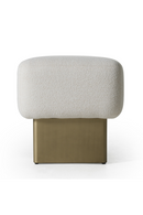 White Fabric Bench | OROA Modern Triumph | Oroatrade.com