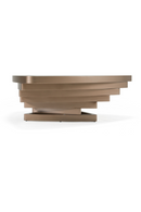 Brown Glass Triangular Coffee Table | OROA Modern Jovial | Oroatrade.com