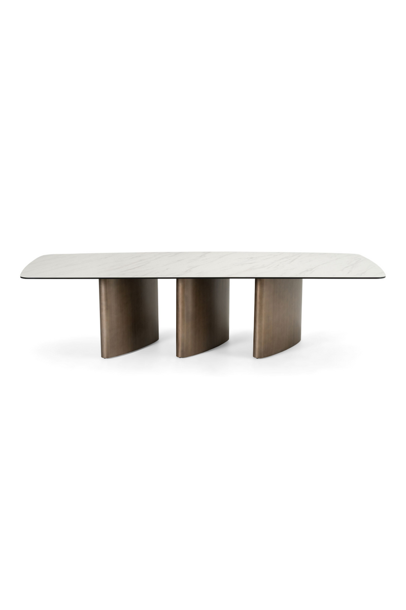 White Ceramic Dining Table | OROA Modern Bounty | Oroatrade.com