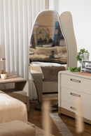 Antique Brass Freestanding Mirror | OROA Modern Esteem | Oroatrade.com