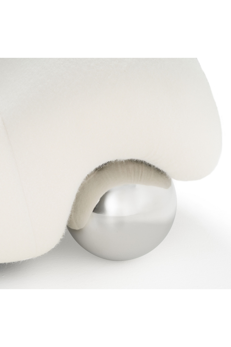 Stainless Steel Round Legs Sofa | OROA Modern Fortune