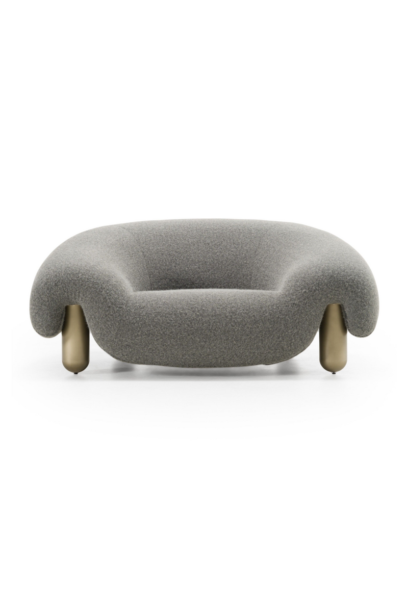 Gray Contemporary Accent Chair | OROA Modern Clarity | Oroatrade.com