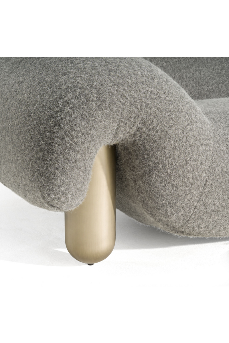 Gray Contemporary Accent Chair | OROA Modern Clarity | Oroatrade.com