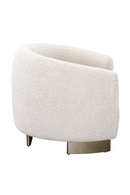 Beige Curved Accent Chair | OROA Modern Thrive | Oroatrade.com