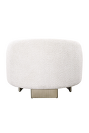 Beige Curved Accent Chair | OROA Modern Thrive | Oroatrade.com