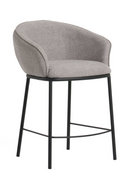 Gray Curved Counter Stool | OROA Modern Rumi | Oroatrade.com