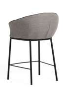 Gray Curved Counter Stool | OROA Modern Rumi | Oroatrade.com