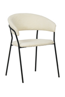 White Curved Dining Chairs (2) | OROA Modern Marlynn | Oroatrade.com