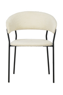 White Curved Dining Chairs (2) | OROA Modern Marlynn | Oroatrade.com