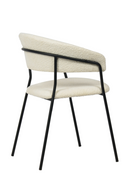 White Curved Dining Chairs (2) | OROA Modern Marlynn | Oroatrade.com