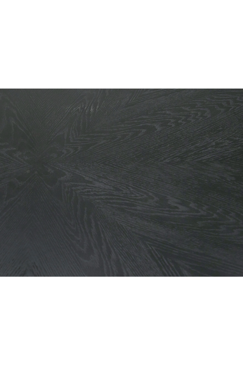 Black Oak Round Dining Table | OROA Modern Conroy | Oroatrade.com