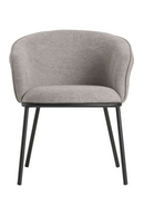 Curved Gray Dining Chair | OROA Modern Nillie | Oroatrade.com