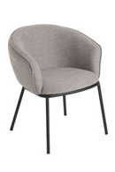 Curved Gray Dining Chair | OROA Modern Nillie | Oroatrade.com
