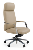 Tan Vegan Leather Office Chair | OROA Modern Ozark | Oroatrade.com