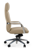 Tan Vegan Leather Office Chair | OROA Modern Ozark | Oroatrade.com