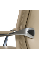 Tan Vegan Leather Office Chair | OROA Modern Ozark | Oroatrade.com