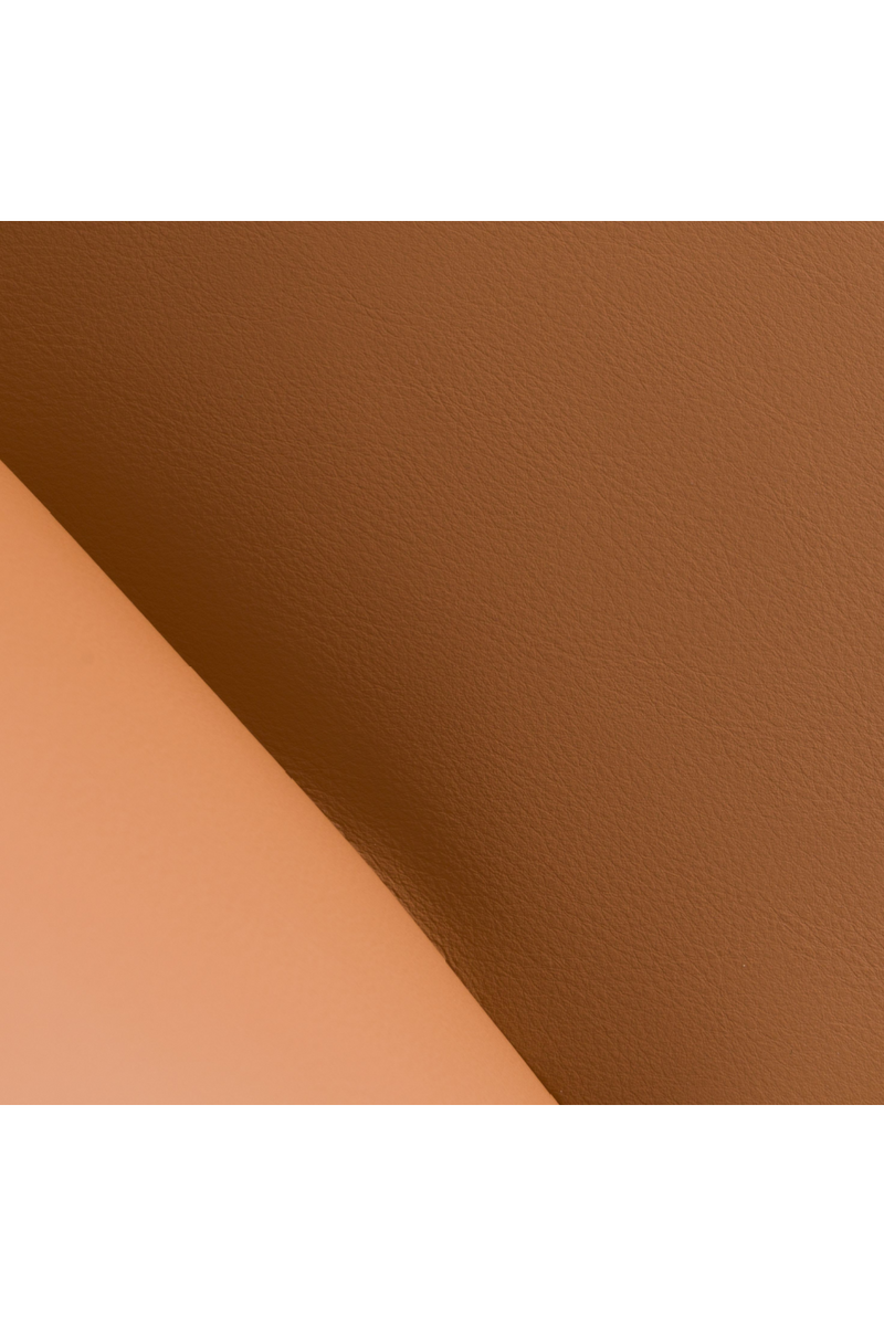 Brown Vegan Leather Accent Chair | OROA Modern Cedric | Oroatrade.com