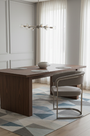 Brass-Framed Dining Side Chair | OROA Modern Sebastian | Oroatrade.com